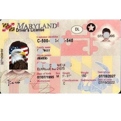 Buy Maryland fake ID Online- USA BEST FAKE ID