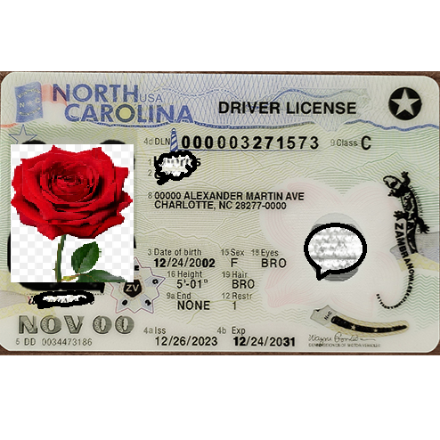 North Carolina driver's license Newest 2026