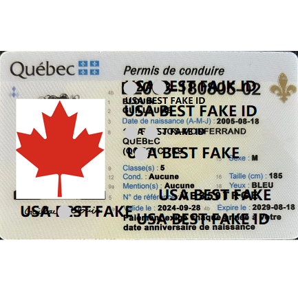 Buy Quebec Fake ID - USA BEST FAKE ID