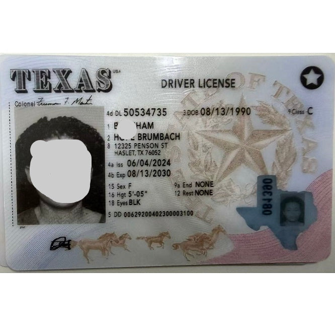 Newest Texas Drivers Licence